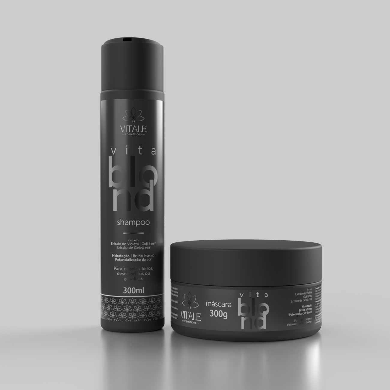 Kit Vita Blond - Hidratação para Loiros e Grisalhos